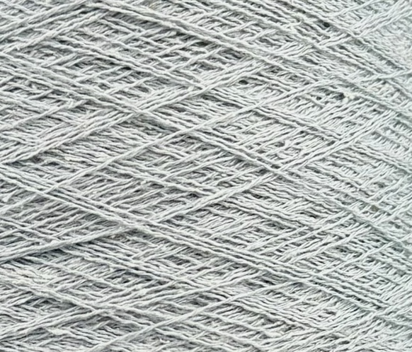 Toscano S.r.L. Art. Spezz 852 Nm 2/34 – Garn aus Seide, Baumwolle und Viskose col. 22 Pudriges Himmelblau